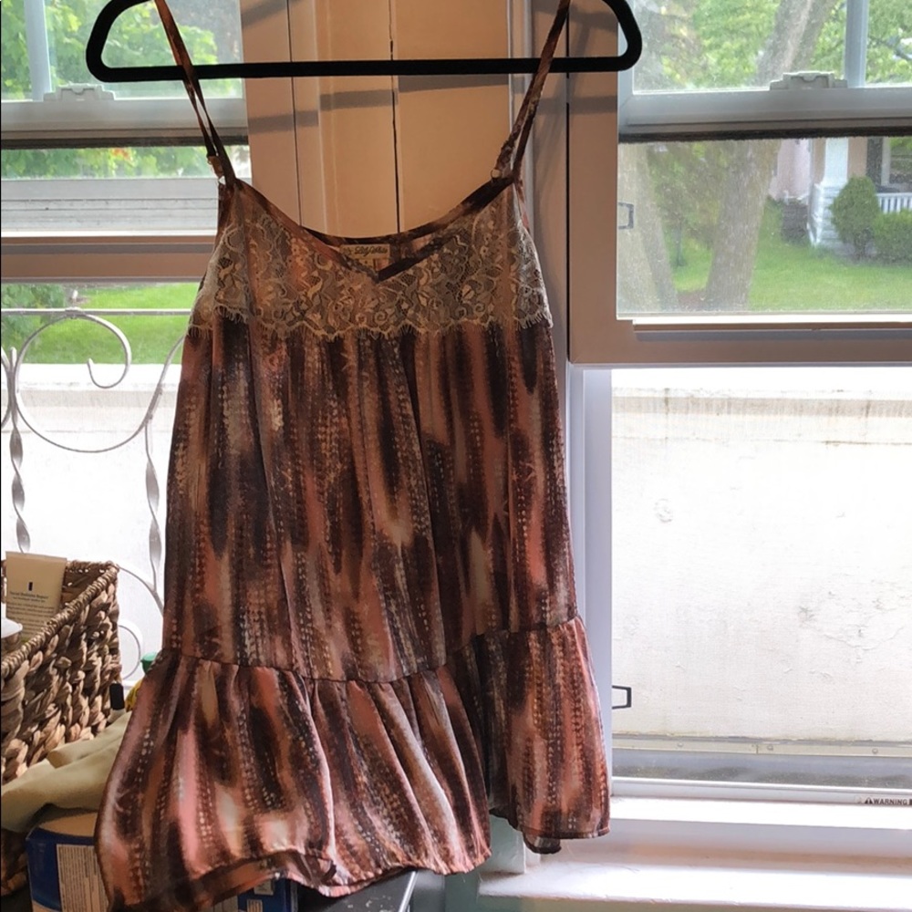 Spaghetti Strap Long Tank Top
